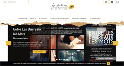 Desktop Screenshot of fondationlaposte.org
